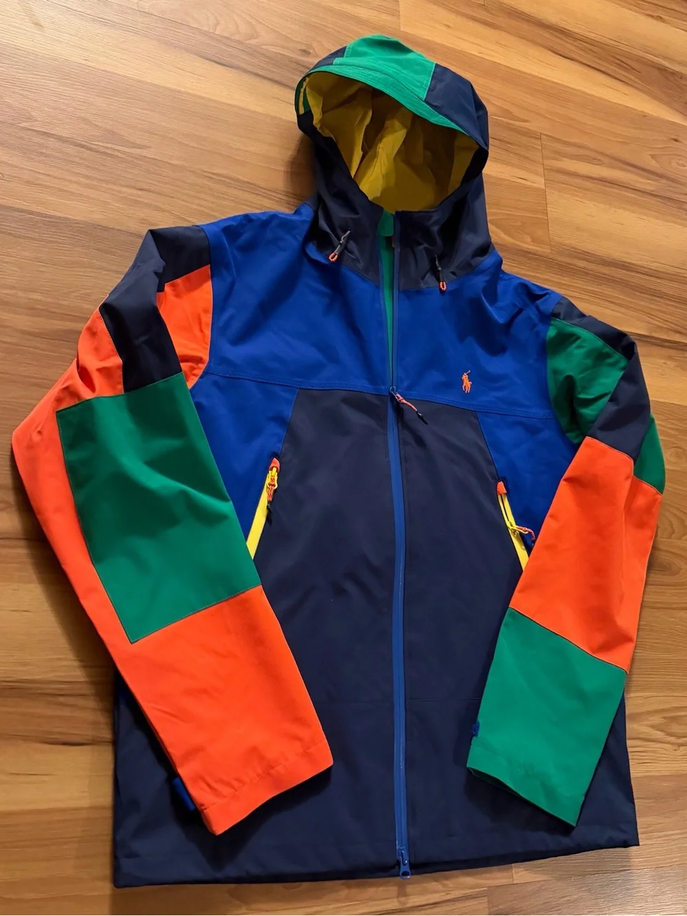 Ralph Lauren colorblock raincoat